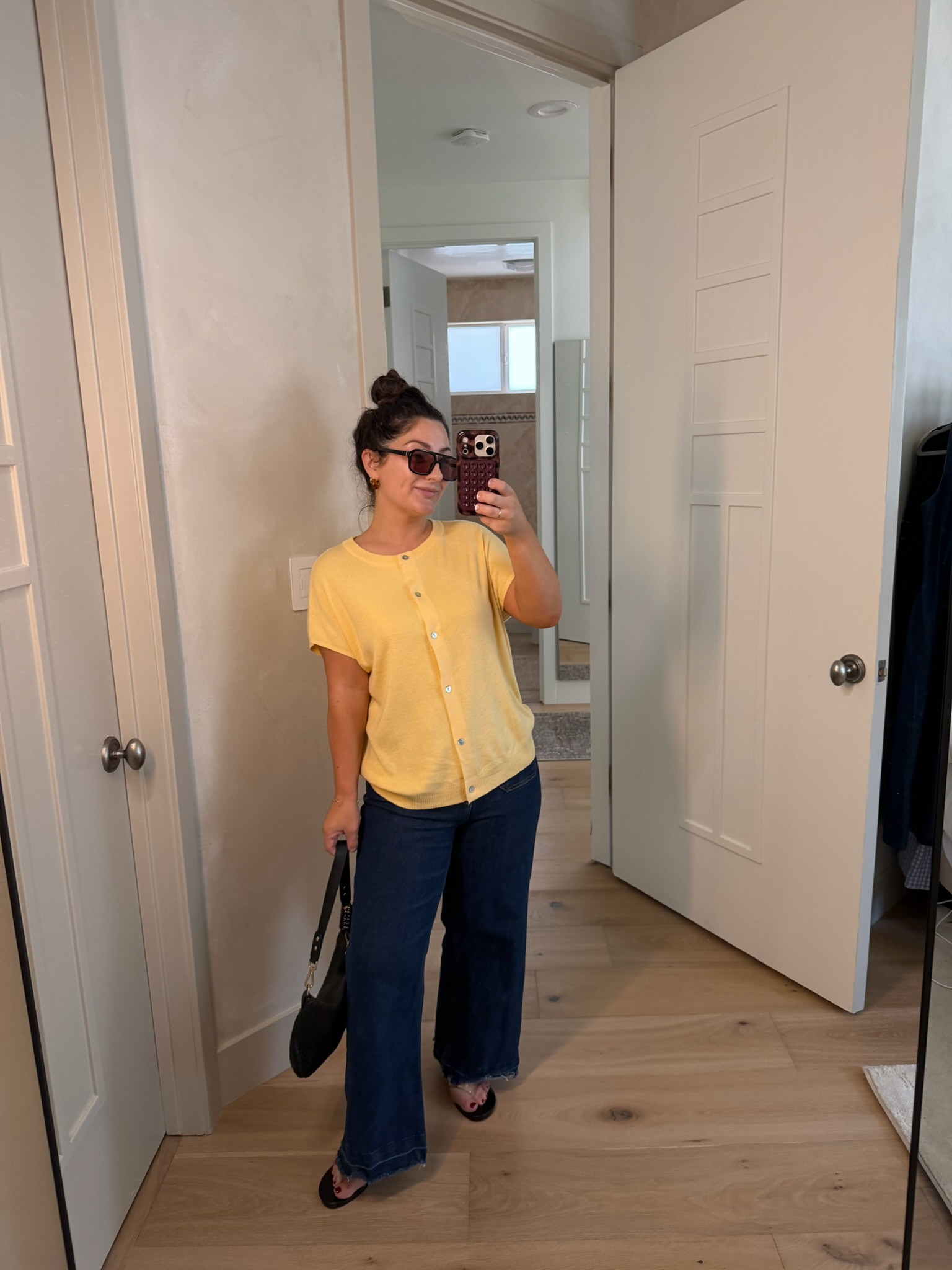 OOTD! 
Top size small
Jeans size 28 petite 

5’0” 140lbs

#LTKootd #LTKSaleAlert #LTKPetite