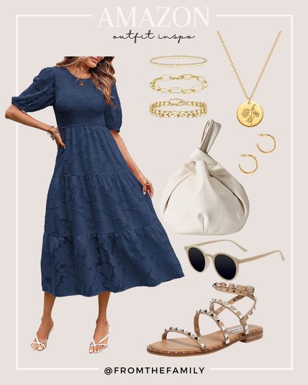 Amazon outfit!
Navy floral detail dress comes in over 12 colors. Perfect outfit for spring. #LTKunder50 #LTKFind @LTKshoecrush 

#LTKSeasonal #LTKitbag #LTKstyletip