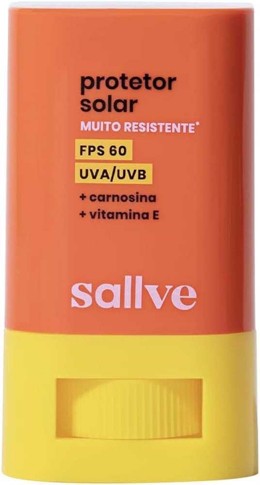 Protetor Solar em Bastão FPS60 Sallve 15g | Amazon (BR)