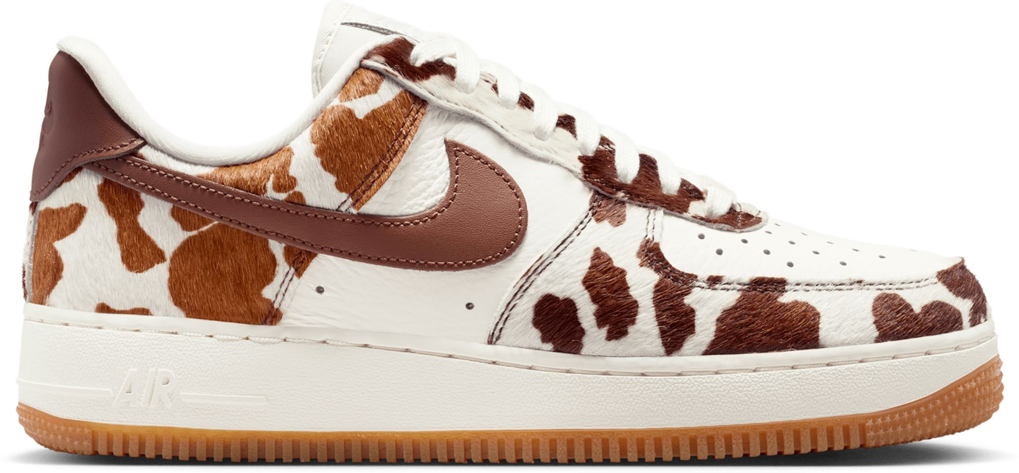 Nike Women's Air Force 1 '07 Shoes, Size 9, Sail Glittery Suede | DICK'S Sporting Goods