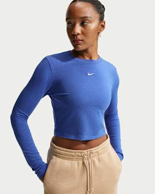 Nike Sportswear Chill KnitWomen's Slim Long-Sleeve Cropped Top | Nike (US)