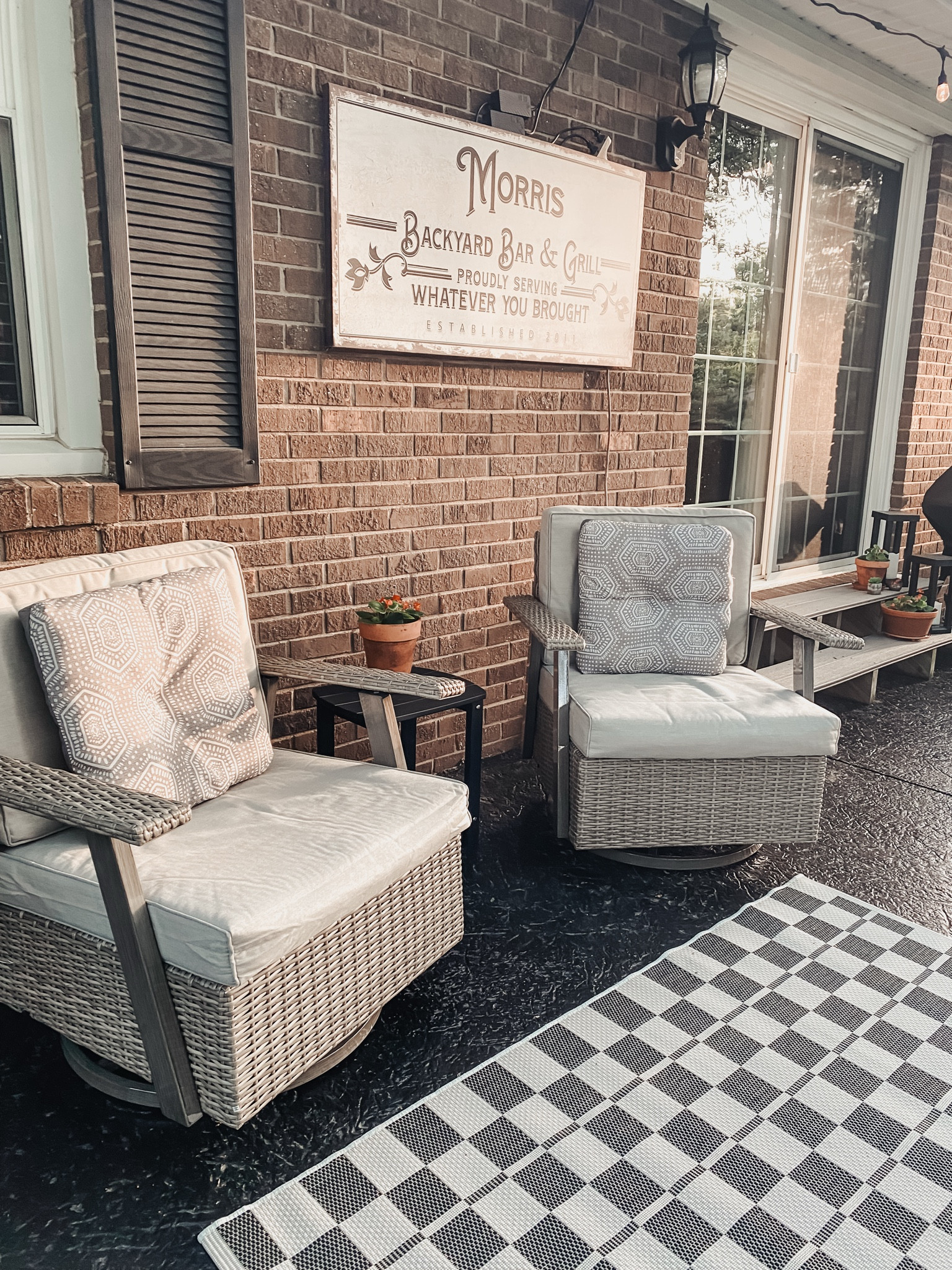 New patio set 