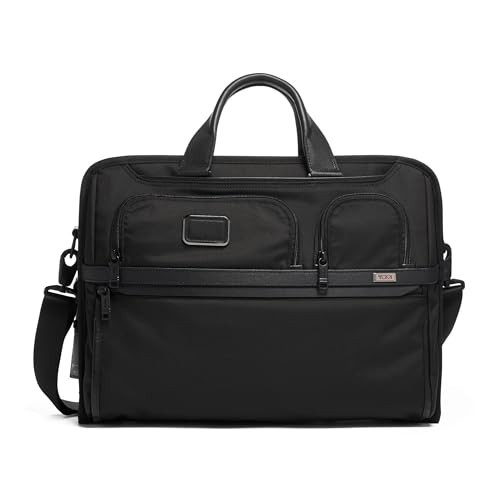 TUMI - Compact Large Screen Laptop Brief Bag - Professional Laptop Briefcase - Fits Up to 17" Laptops & Tablets - Black | Amazon (US)