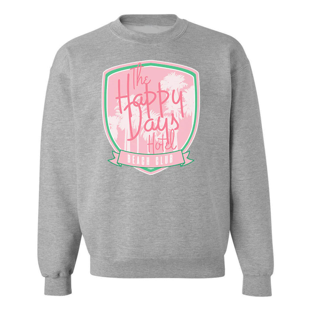 'Happy Days Hotel' Crewneck Sweatshirt | United Monograms
