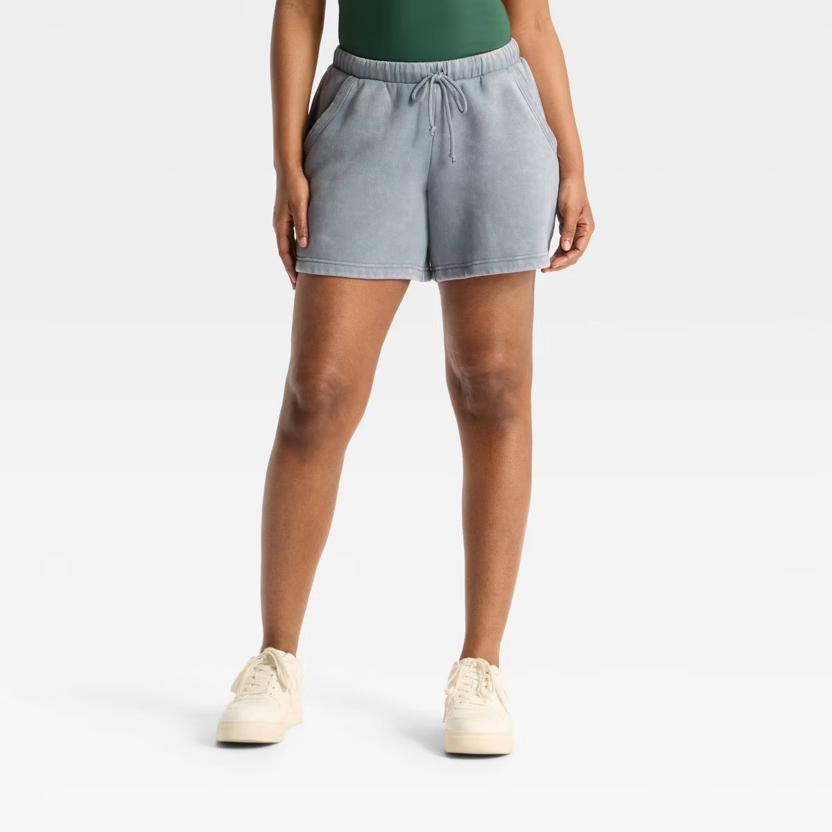 Women's Fleece Bermuda Mid-Rise Pull-On Shorts - Wild Fable™ | Target