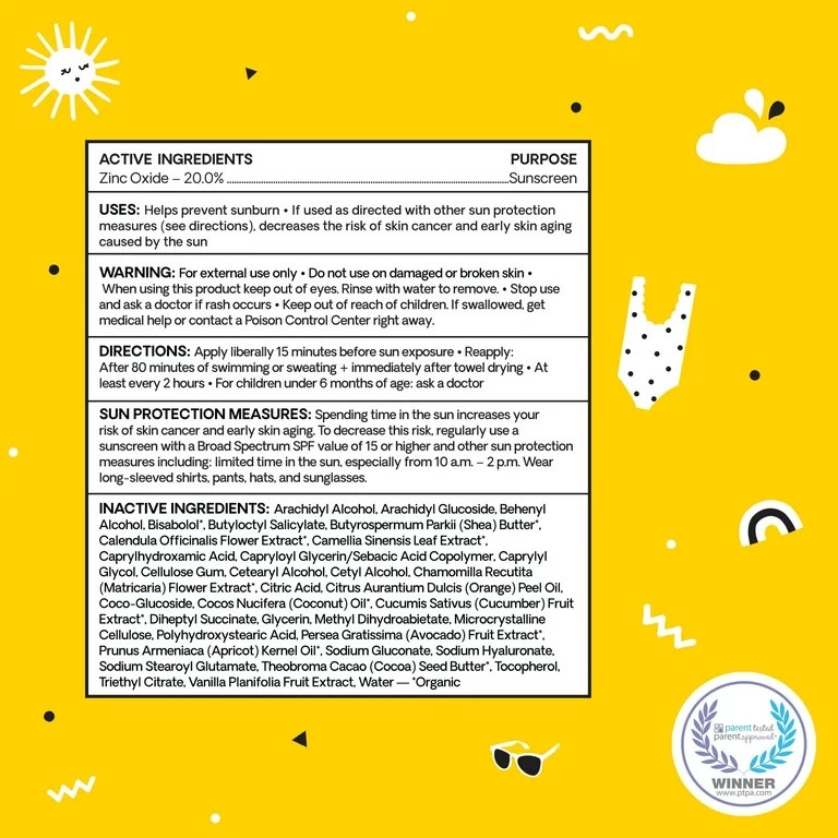 Hello Bello Mineral SPF 55 + Sunscreen Lotion, Reef-Friendly for Adults & Kids, 3.0 fl oz | Walmart (US)