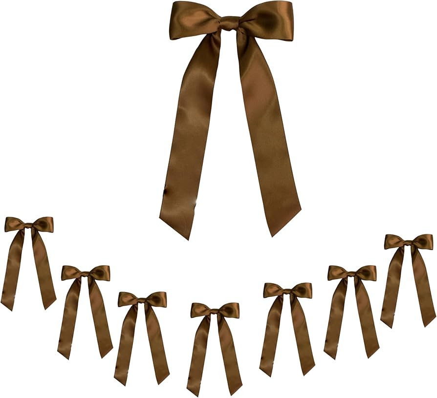 200cm Braun Schleifen-Girlande Banner Party-Dekorationen Bow Schleifen Banner Geburtstagsbanner m... | Amazon (DE)