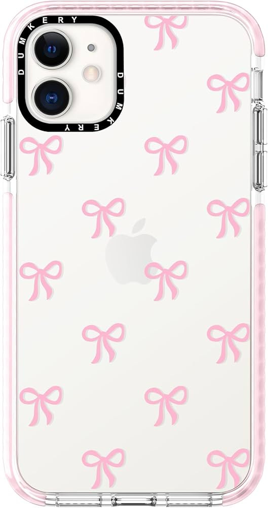 Cute Phone Case Compatible with iPhone 11, Bows Girly Aesthetic Pattern, Soft TPU Shockproof Bump... | Amazon (US)
