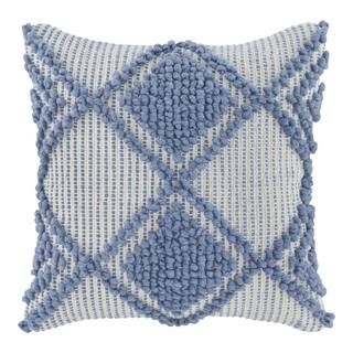 Hampton Bay 20 in. x 20 in. Lake Square Outdoor Throw Pillow ZZ-PI-001 - The Home Depot | The Home Depot