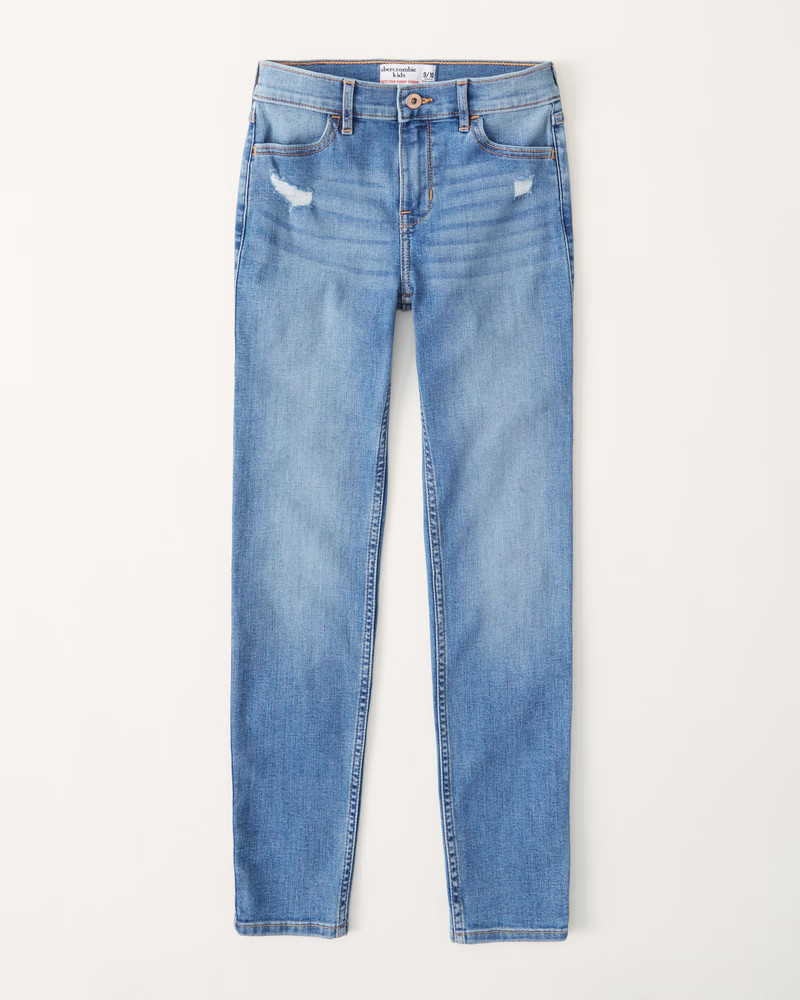 girls high rise super skinny jeans | girls clearance | Abercrombie.com | Abercrombie & Fitch (US)