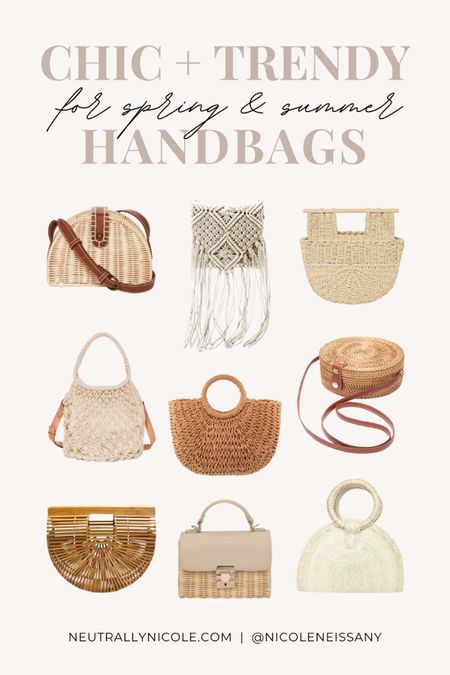 Handbags for spring & summer - under $60!

// #ltku #ltkstyletip #ltktravel travel outfit, resort wear, purse, clutch, bag, tote, straw, woven, bamboo, rattan, beach bag, Target, Amazon, spring break, summer outfit, summer outfits, vacation outfit, vacation outfits, accessories, accessory, neutral style

#LTKitbag #LTKunder50 #LTKFind