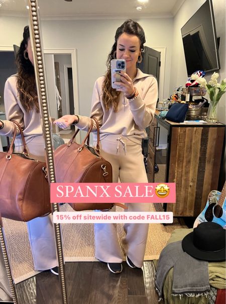 Spanx sale sitewide with code FALL15 🤩 Spanx Faux Leather Leggings // Spanx AirEssentials // Winter Outfits 

#LTKSeasonal #LTKsalealert #LTKstyletip