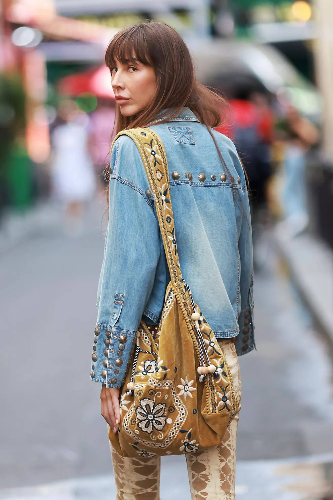 Vic Velvet Slouchy Bag | Free People (Global - UK&FR Excluded)