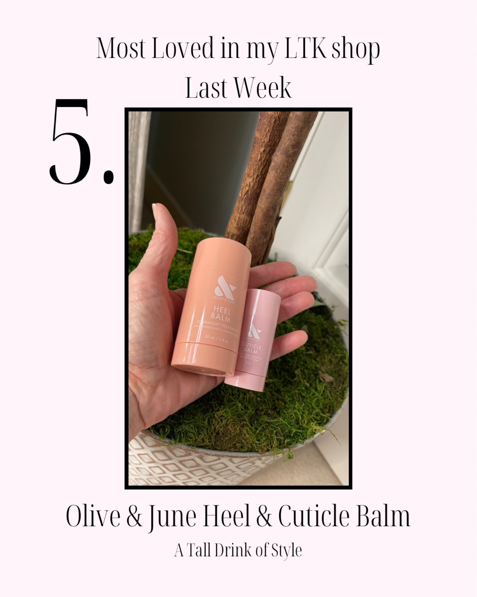 Olive and June cuticle and heel balm. Two of my favorites for dry skin in the winter.

Beauty, mature skin, skincare, highlighter, lip mask, bum bum cream, blush, gift sets, cream eye shadow, cream blush, lip gloss, lipstick, hand cream, sunscreen, makeup erasers, perfume, beauty blender, lipstick, lip set, Haircare

#LTKfindsunder100 #LTKbeauty #LTKover40