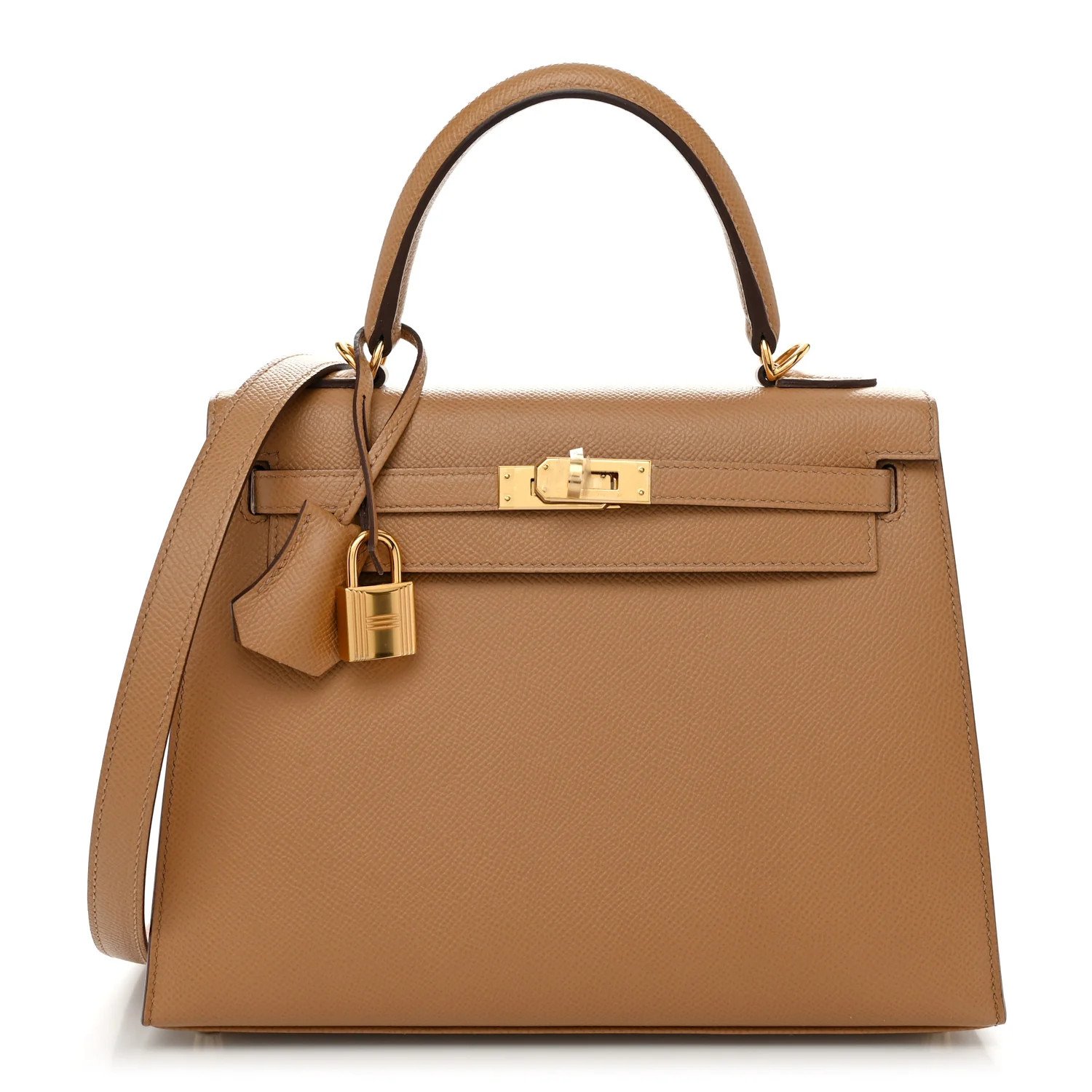Hermes: All/Bags/Promotion Exclusions/HERMES Epsom Kelly Sellier 25 Biscuit | FASHIONPHILE (US)