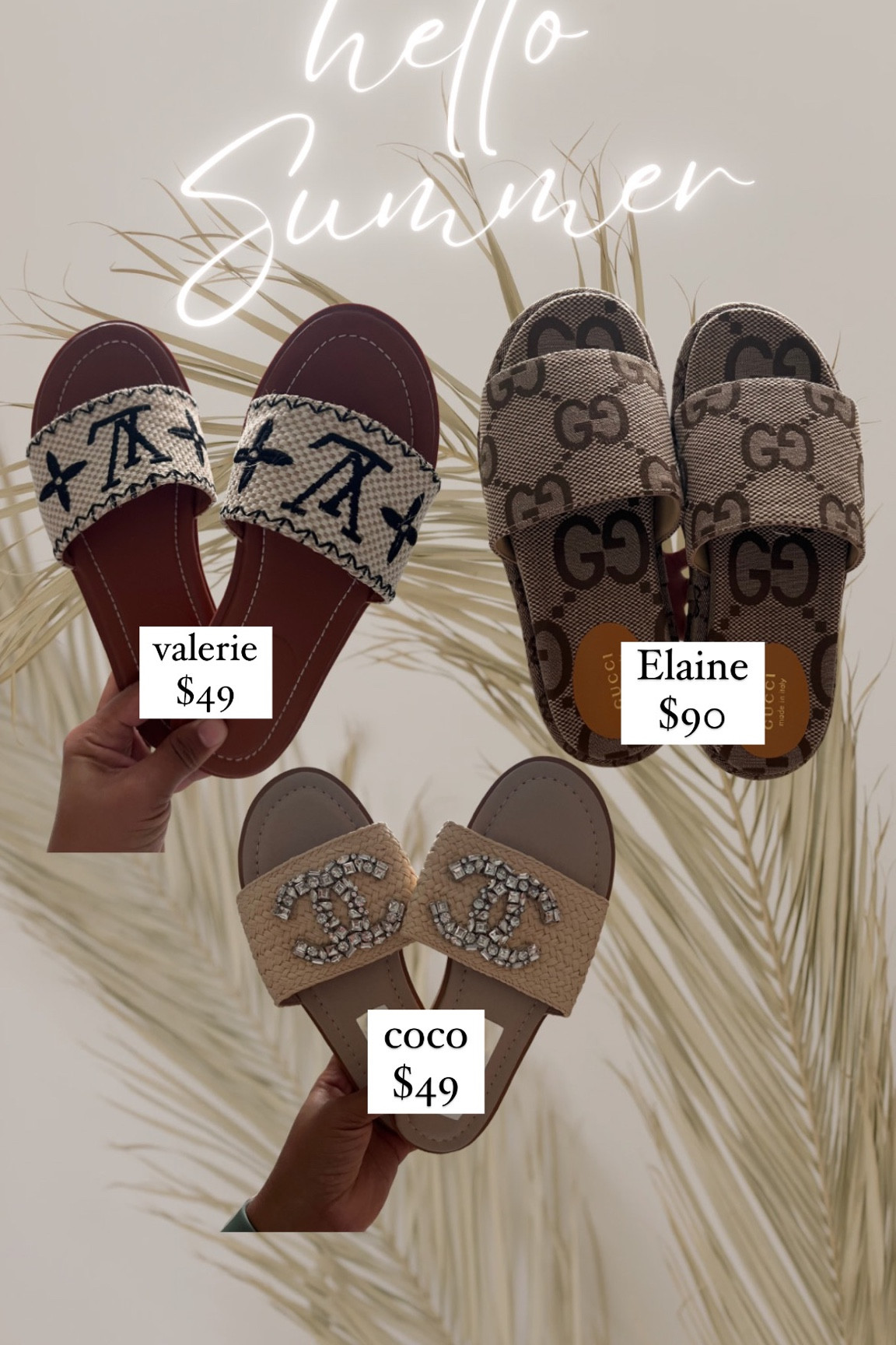 all my shoes 30% off today! Leaving them $49 with code SUMMER30! 
“Valerie” = LV 
“Elaine” = g 
“Coco” = c

#LTKsalealert #LTKunder50 #LTKFind