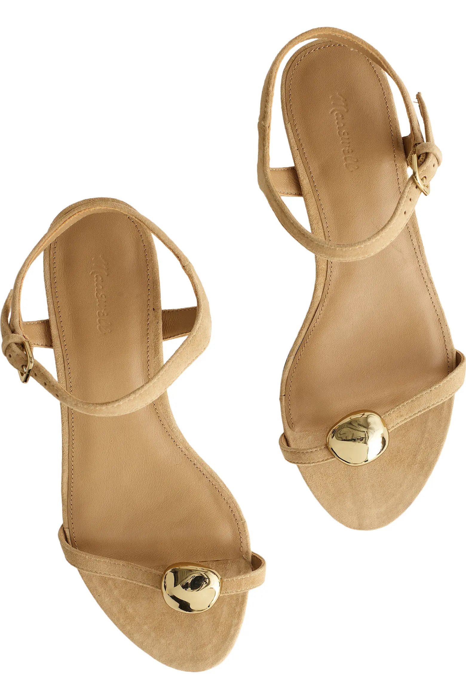 Madewell The Mila Organic Hardware Ankle Strap Sandal (Women) | Nordstrom | Nordstrom