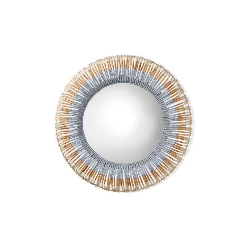 Native Solid Wood Round Wall Mirror | Wayfair North America