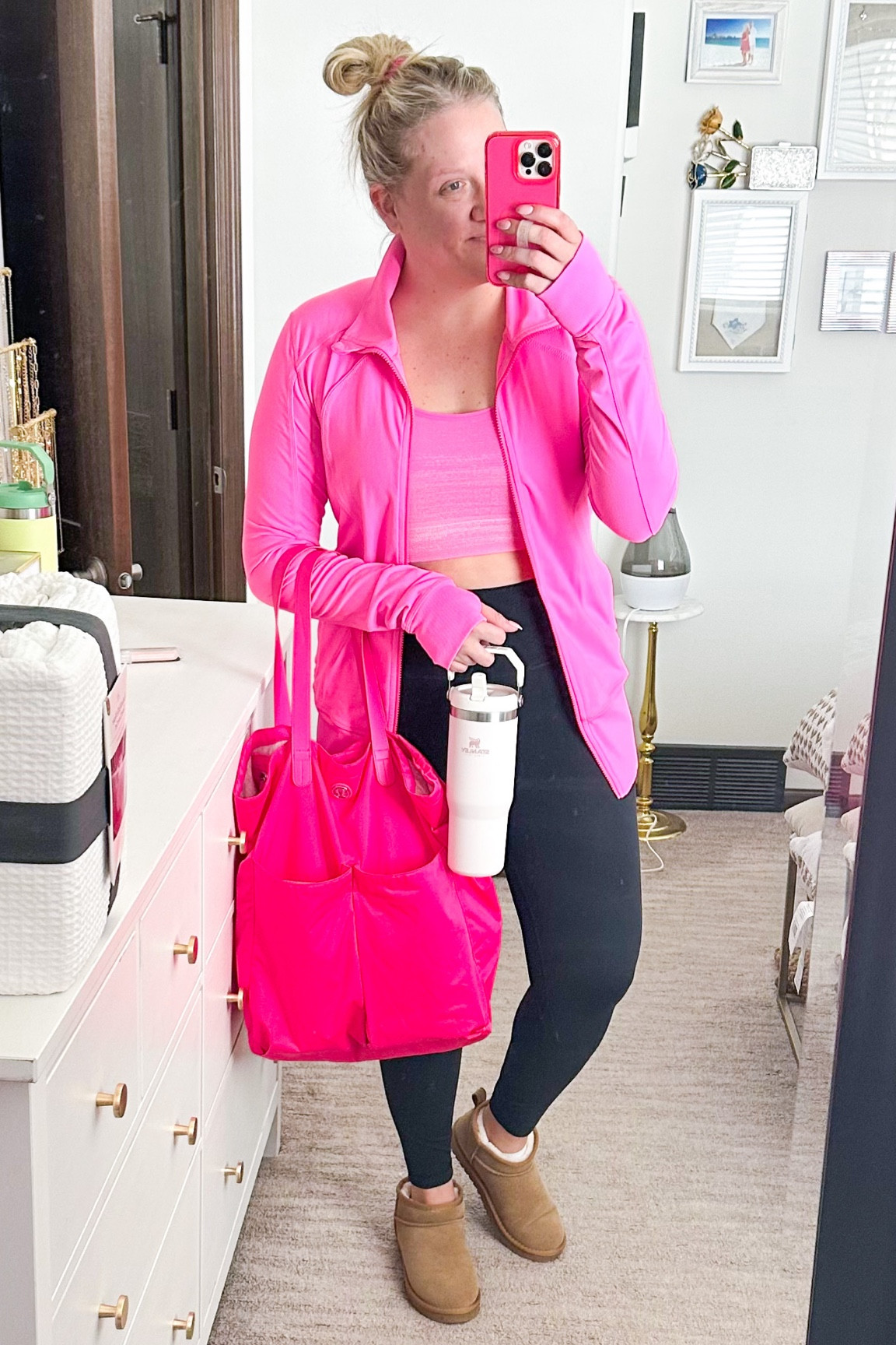 All pink for the gym! 💖
