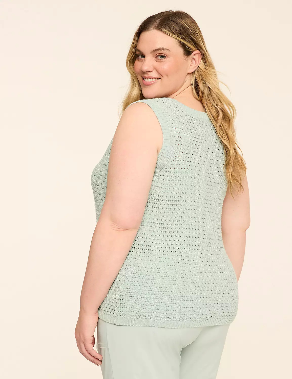 LIVI Textured Sweater Tank | LaneBryant | Lane Bryant (US)