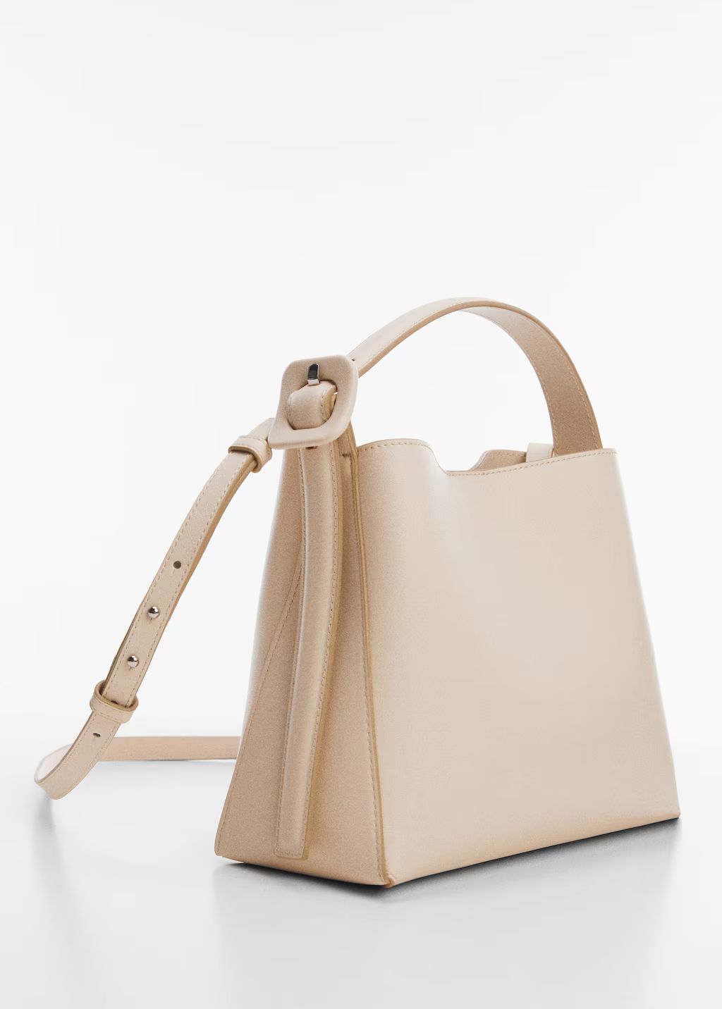 Shopper bag with buckle | MANGO (US)