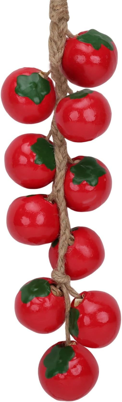 Woration Artificial Hanging Tomato Ornament Fake Lifelike Ceramics Red Tomatoes String Simulation... | Amazon (US)