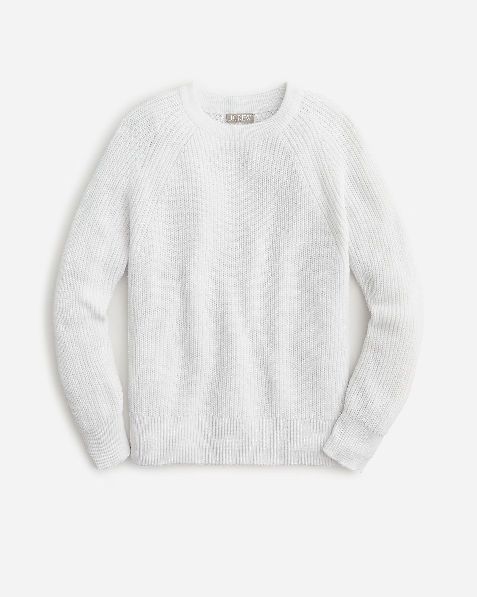 Cotton fisherman sweater | J.Crew US