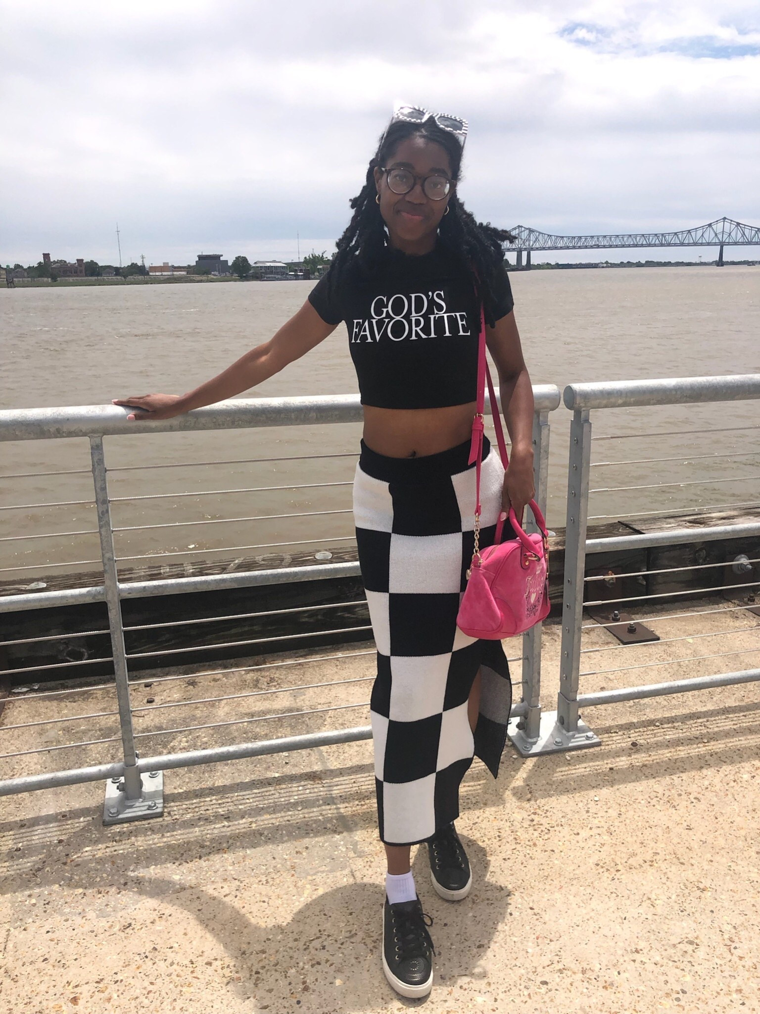 French Quarter Fest ‘26 Day 4 🫧⚜️💕

Slogan Crop Top + Checkerboard Skirt: Shein US Checkerboard Sunglasses: Forever 21  Handbag: Juicy Couture + Marshalls  Hoop Earrings: Time and Tru + Walmart  Flower Shoes: Aldo Shoes  Socks: Juicy Couture + Marshalls 

#LTKFestival #LTKootd