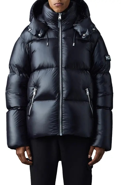 Mackage Kent Water Repellent Down Puffer Jacket in Black at Nordstrom, Size 38 | Nordstrom