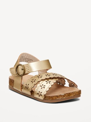 Perforated Faux-Leather Sandals for Baby | Old Navy (US)