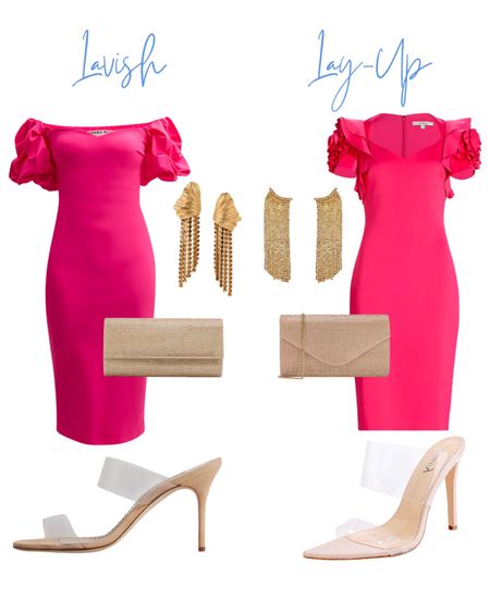 Dilemma of the day: save or splurge? Because both these pink dress looks are killing it! #SaveOrSplurge #PrettyInPink #FashionFaves #PinkDress
#CocktailOutfit #PartyDress





#LTKshoecrush #LTKwedding #LTKstyletip