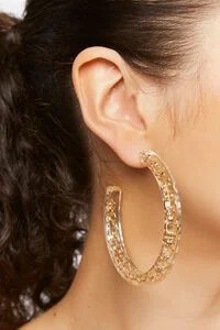 Open-Hoop Chain Earrings | Forever 21 | Forever 21 (US)