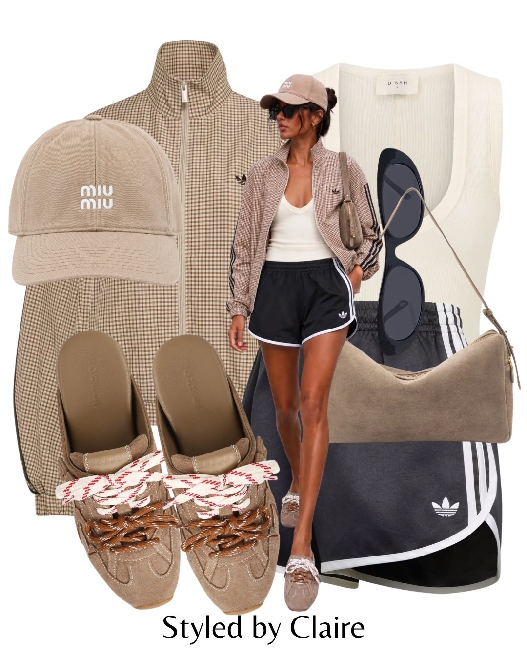 ADIDAS TRACK JACKET🤎
Tags: check print windbreaker beige neutral adidas sprinter shorts black taupe suede mules Nokwol v neck tank ivory dissh Elleme shoulder bag miu miu cap fashion cool girl inspo outfit ideas capsule wardrobe autumn transition

#LTKstyletip #LTKautumn #LTKshoes