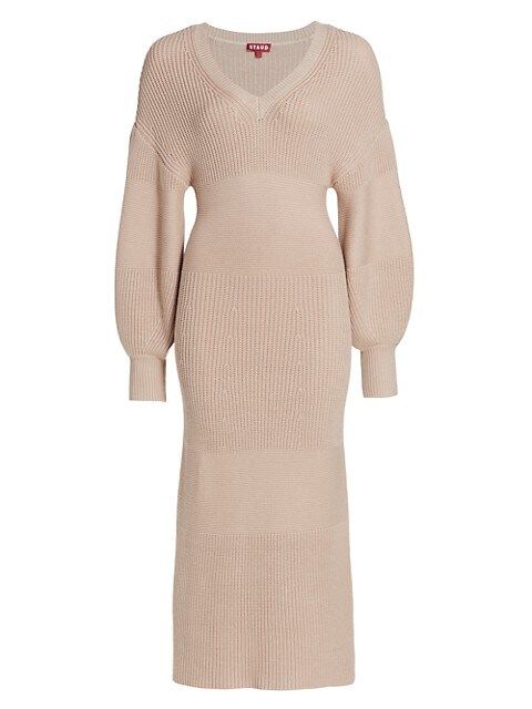 Carnation Puff-Sleeve Sweaterdress | Saks Fifth Avenue