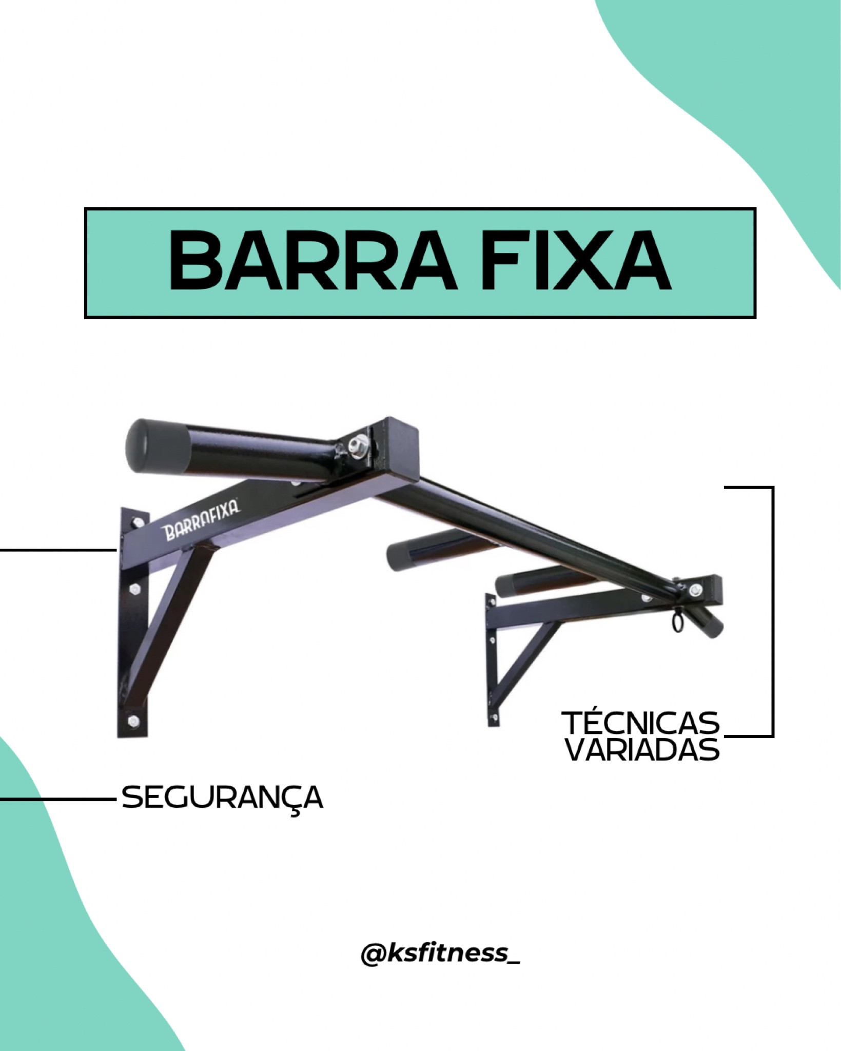 Barra Fixa de parede. Ideal para treinos de força, exercícios físicos, abdominais e calistenia. 

#LTKbrasil #LTKfitness