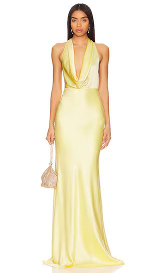 Pearl Gown in Popcorn Yellow Maxi Dress | Yellow Formal Dress | Pale Yellow Dress | Revolve Clothing (Global)