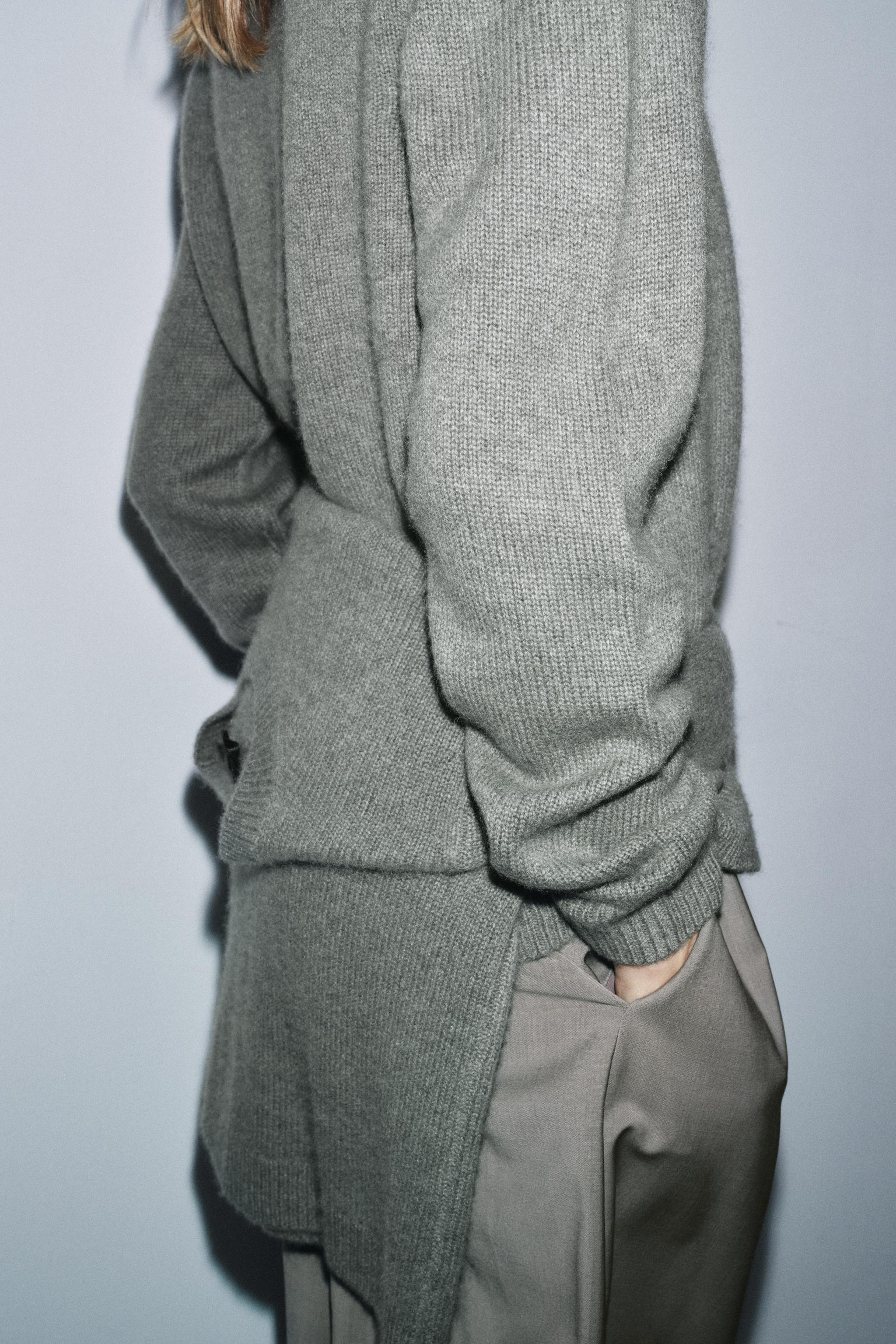 100% CASHMERE REGULAR FIT SWEATER | Zara UK