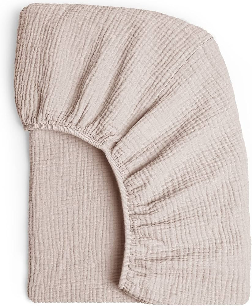 Lulu moon Muslin Crib Sheet: Soft Cotton Fitted Crib Mattress Sheet for Baby Boys Girls - Breatha... | Amazon (CA)