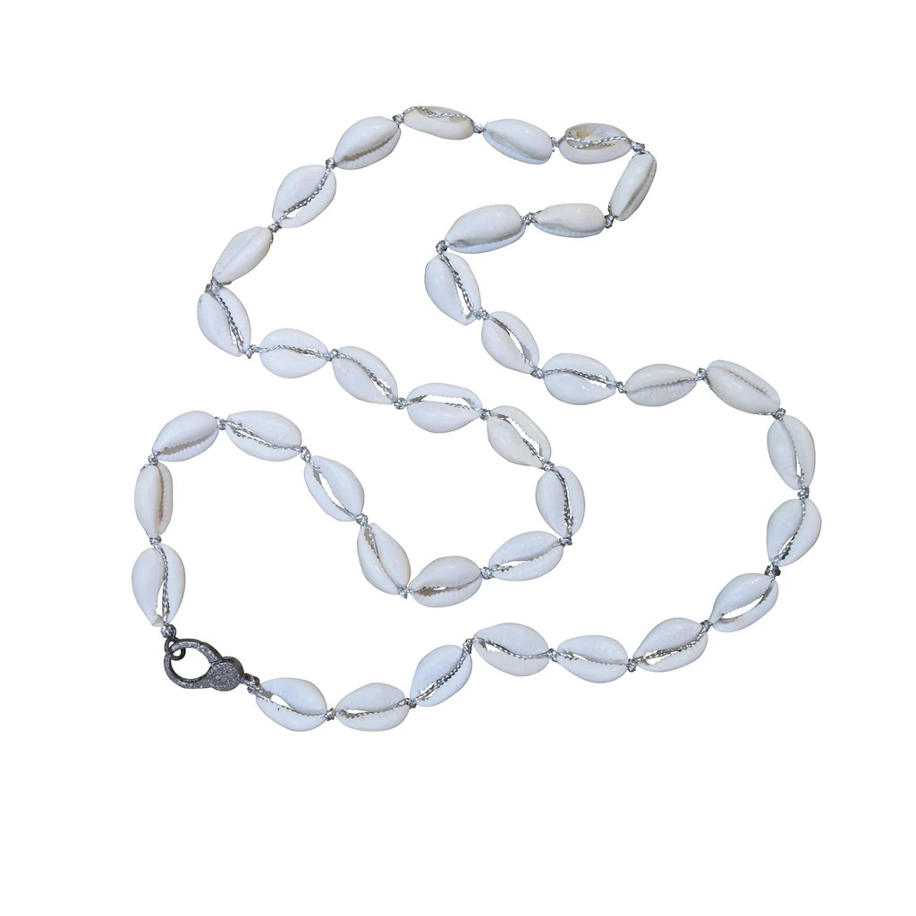 Silver Cowrie Shell Necklace | S. Carter Designs