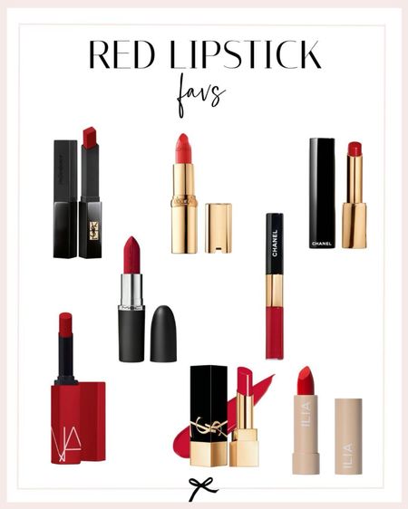 Best red lipsticks for pale skin. The MAC Ruby Woo and NARS Dragon Girl are some of my favorites! 

#LTKstyletip #LTKbeauty #LTKSeasonal