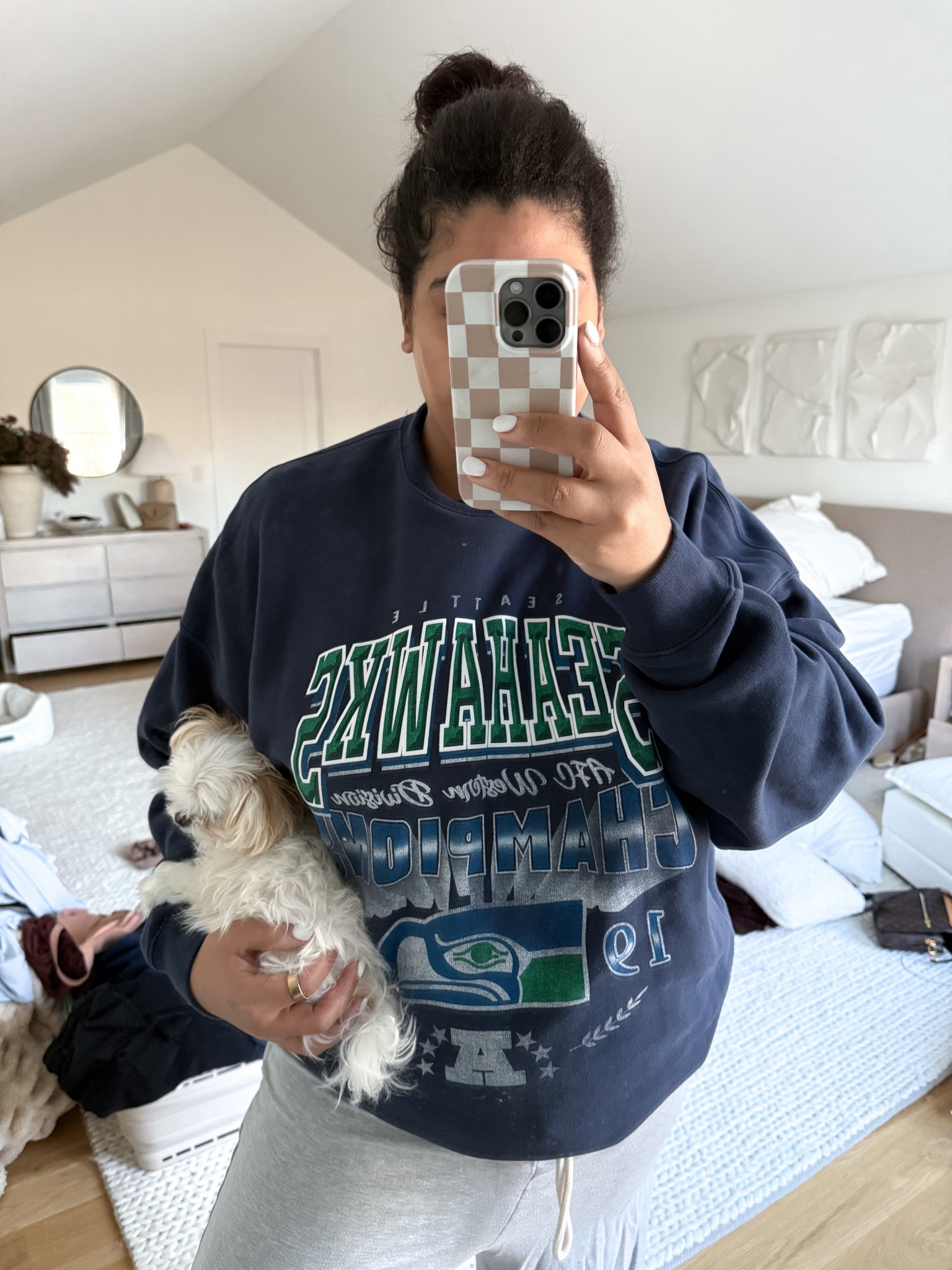 love the abercrombie nfl football collection! GO SEAHAWKS! 💚💙🏈

#LTKMidsize #LTKSeasonal #LTKFindsUnder100