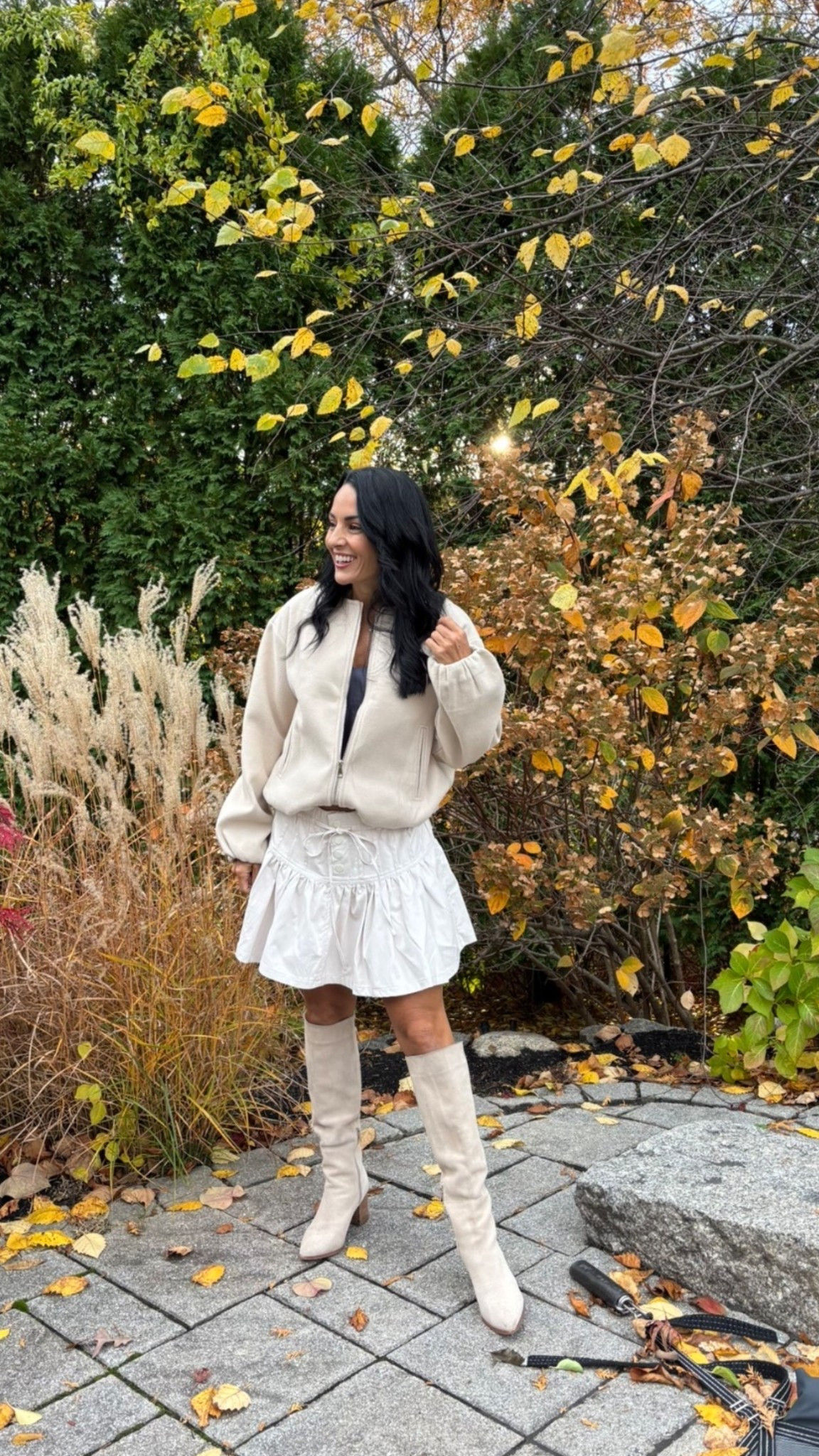 Amazon cream cropped jacket with a faux leather  skirt and boots


#LTKOver40 #LTKFindsUnder50 #LTKStyleTip
