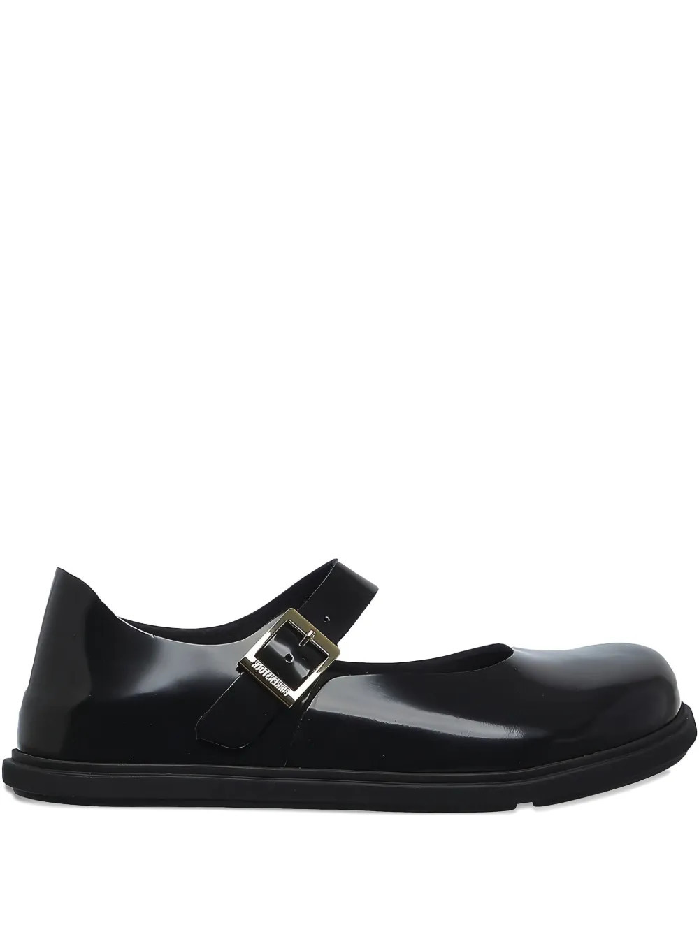 Birkenstock buckle strap ballet flats - Black | Farfetch Global