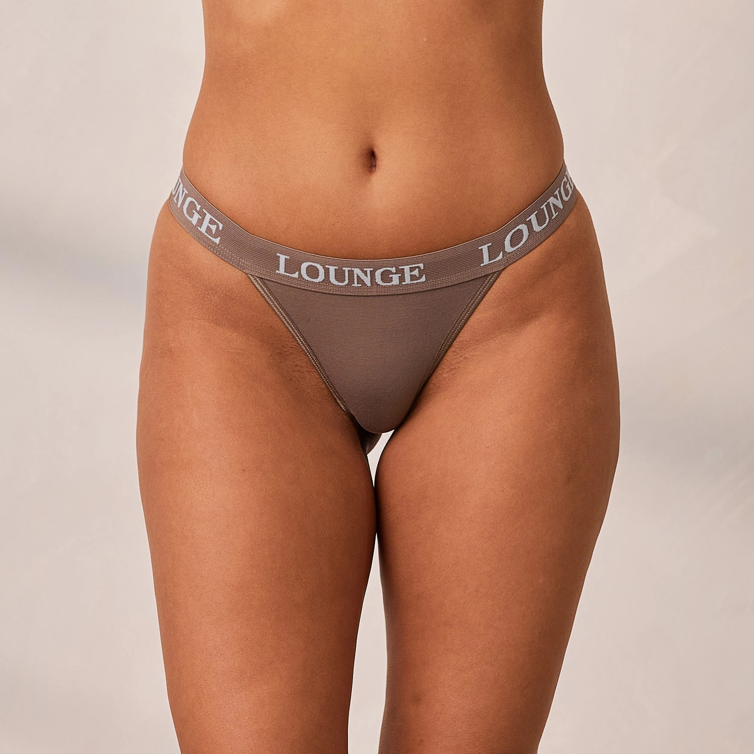 Bamboo Triangle Thong - Coffee | Lounge (US)