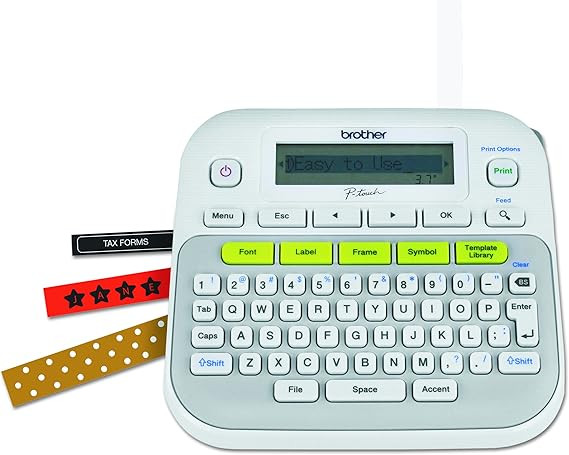 Brother P-touch, PTD210, Easy-to-Use Label Maker, One-Touch Keys, Multiple Font Styles, 27 User-F... | Amazon (US)