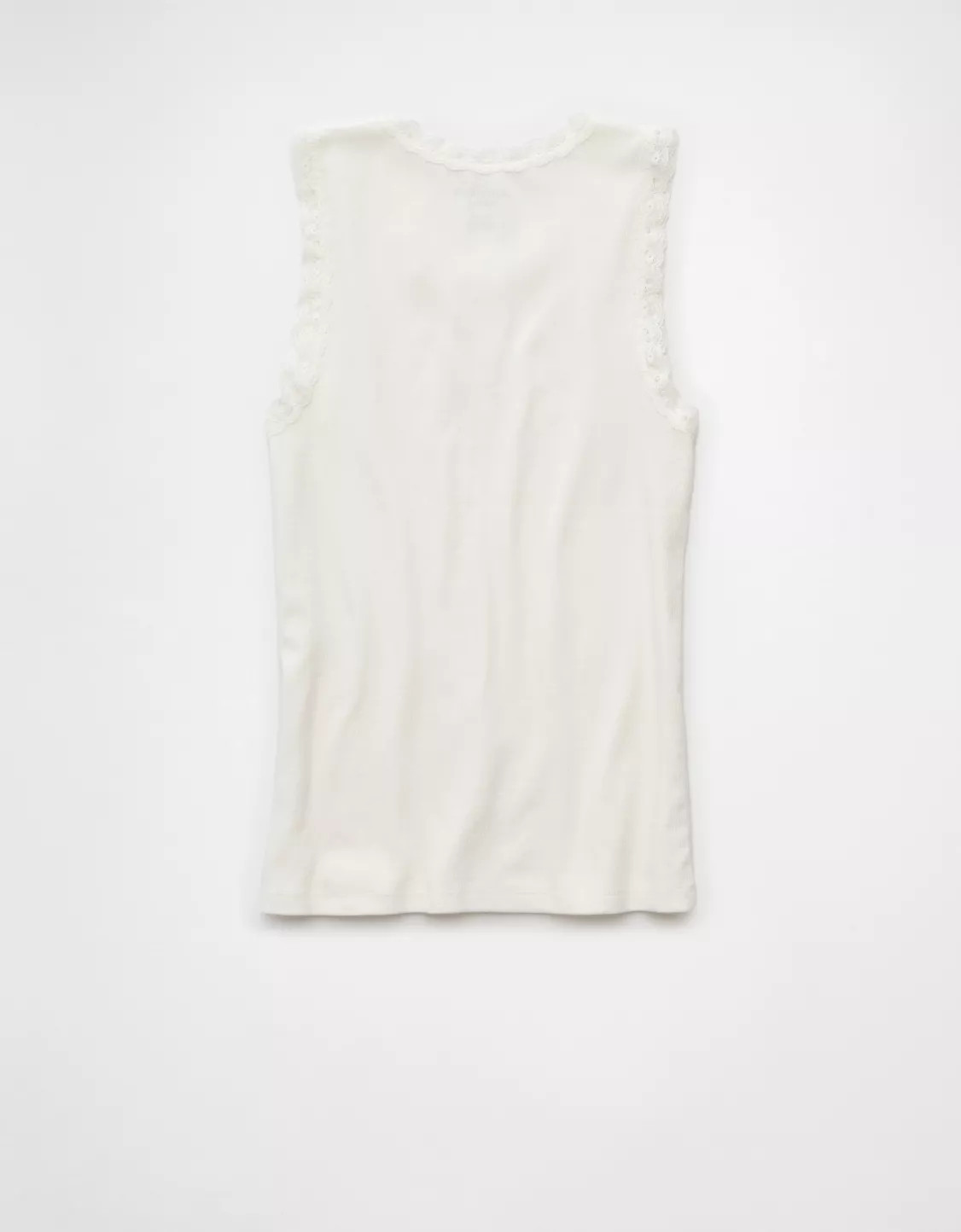 AE Graphic Lace Trim Tank Top | American Eagle Outfitters (US & CA)