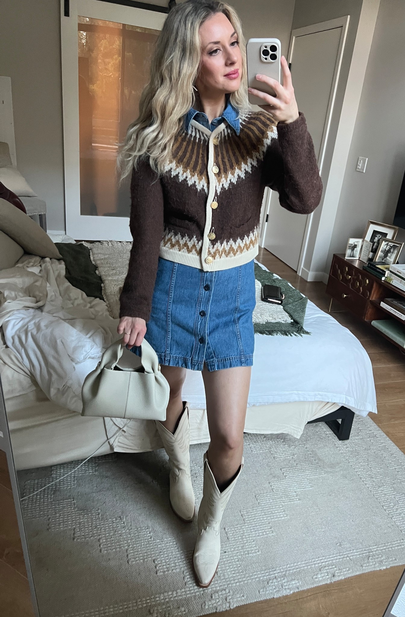 Weekend Wear 

Sweater: XS
Dress:00
Boots: 6.5


#jcrew #tecovas #denimdress

#LTKFindsUnder100 #LTKootd