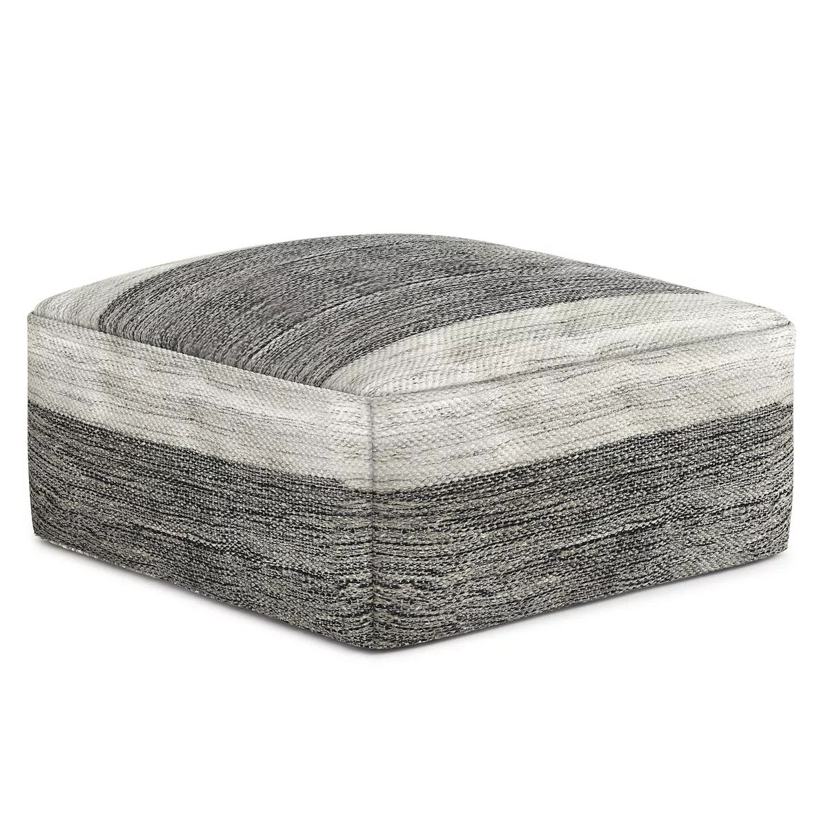 Simpli Home Mathis Square Woven Indoor / Outdoor Pouf | Kohl's