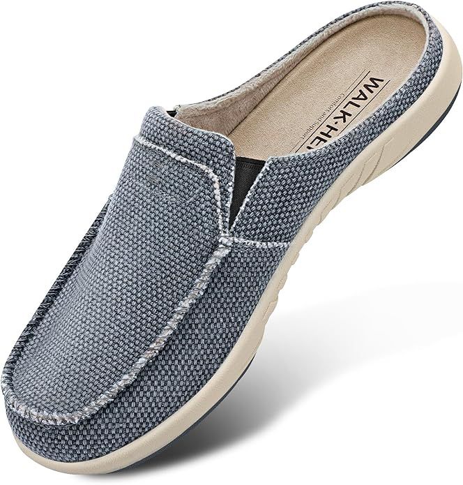 Womens Slippers with Arch Support, Walkhero House Slippers for Women with Suede Insole and Velvet... | Amazon (US)