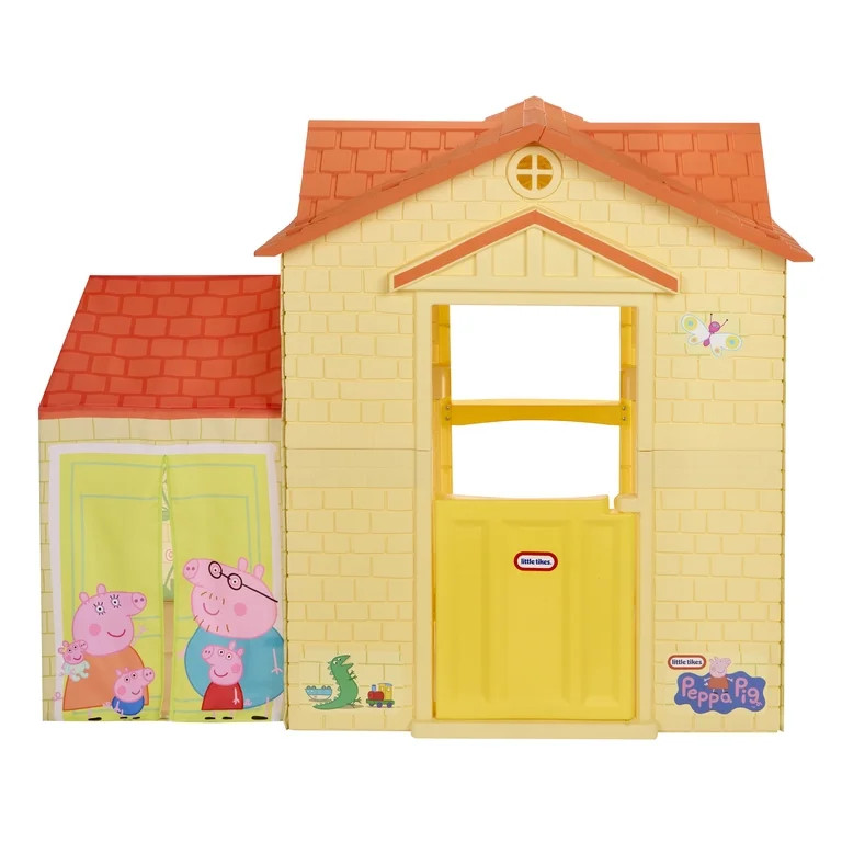 Little Tikes Peppa Pig Playhouse Indoor & Outdoor with Working Doors and Tunnel for Boys and Girl... | Walmart (US)